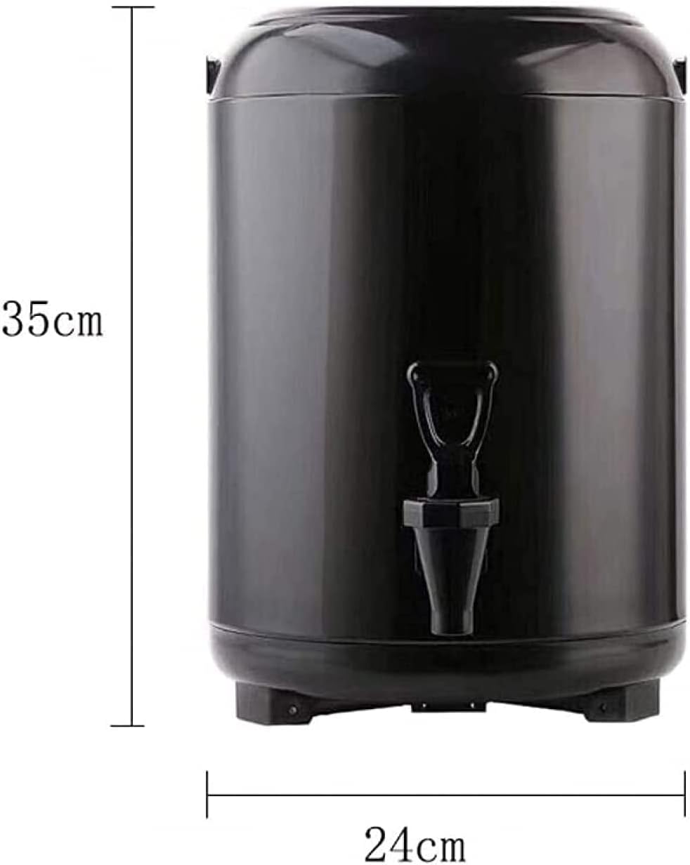 Beverage Dispenser with Tap, Insulated Hot Water Dispenser, 8L/10L Capacity for Coffee, Juice, Tea, Cider, Milk - Ideal for Parties and Buffets, Double Wall Design