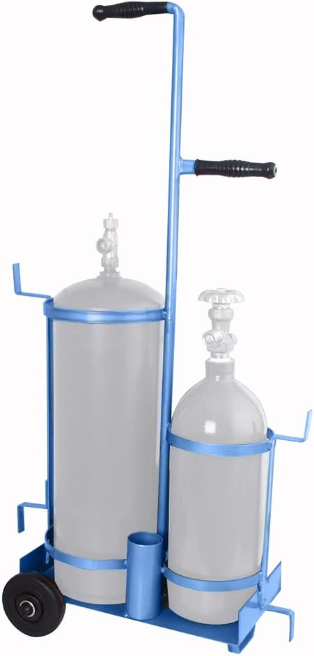 Uniweld 503 Metal Carrying Stand with Wheels for B Tank and R-Oxygen Tank
