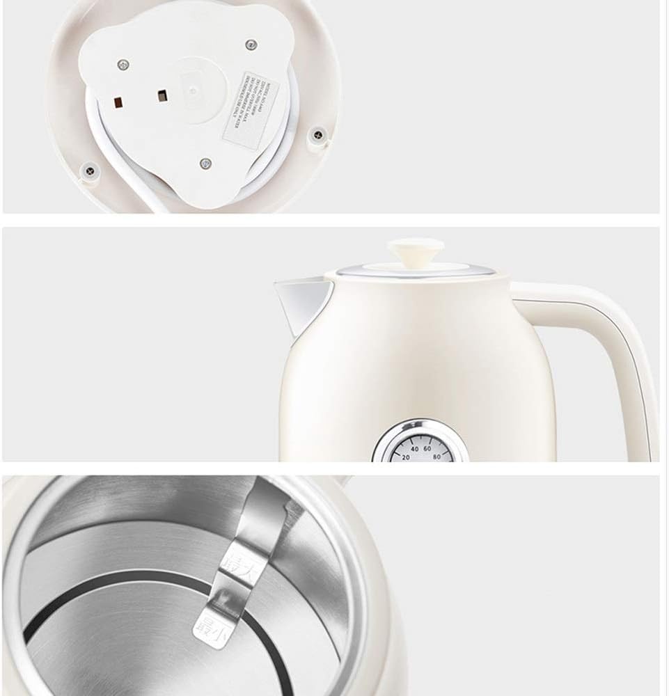 Electric Kettle Boiling Tea Pot Coffee Heater Temperature Control Meter Stainless Steel Quick Heating Hot Water Boiler (Color : B) (B)
