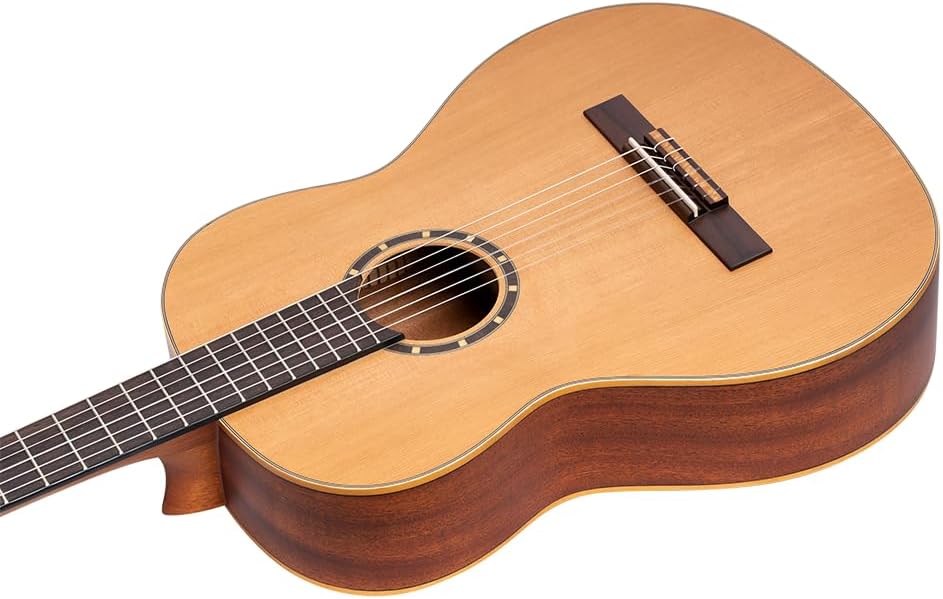 Family Series Full Size Slim Neck Left-Handed Nylon String Classical Guitar w/Bag