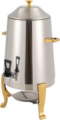 Commercial Stainless Steel Coffee Maker Hot Water Urn for Catering, 3.4 Gal/ 13L Large Coffee Dispenser, Hot Drink Dispenser with Spigot for Hot Water Coffee Chocolate Tea