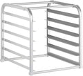 6 Pan Aluminum Bun Pan Rack - Commercial Full Size Sheet Pan Cooling Rack for Bakery NSF