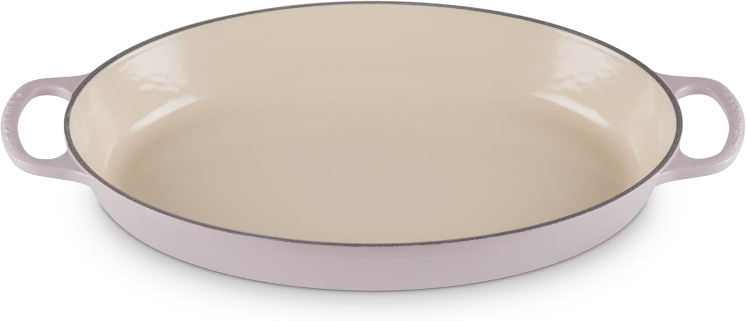 Le Creuset Enameled Cast Iron Signature Oval Baker, 3qt. Shallot