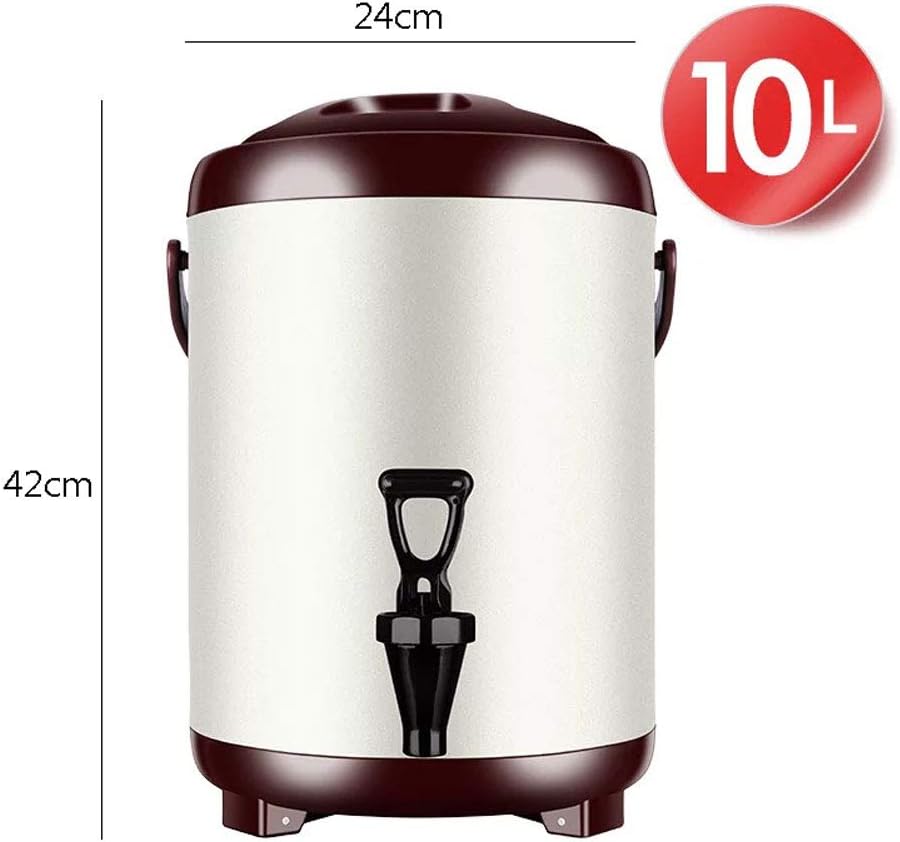 Drink Dispenser Hot Beverage Dispenser Commercial Hot Water Dispenser for Tea/Coffee, Insulated Barrel Coffee Urn Milk Tea Bucket for Hot/Cold Water Or Beverage for Parties