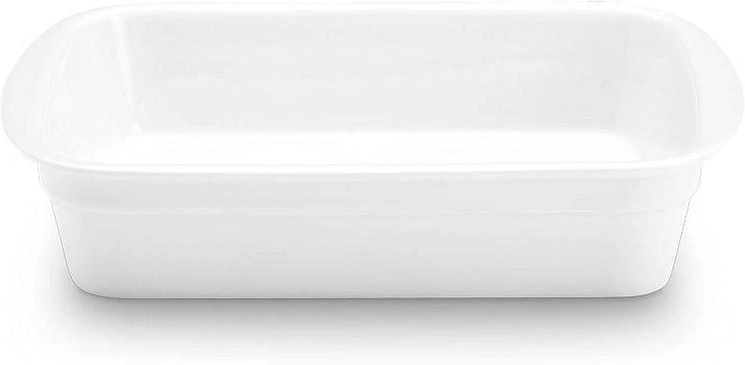 Pillivuyt Porcelain Heavy-Duty Medium 11-1/2-by-9-1/2-Inch Lasagne Baker