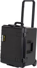 MEIJIA Portable All Weather Waterproof Rolling Hard Camera Case with Customizable Fit Foam and Wheels, 24.6'X19.7'X14.4',Elegant Black