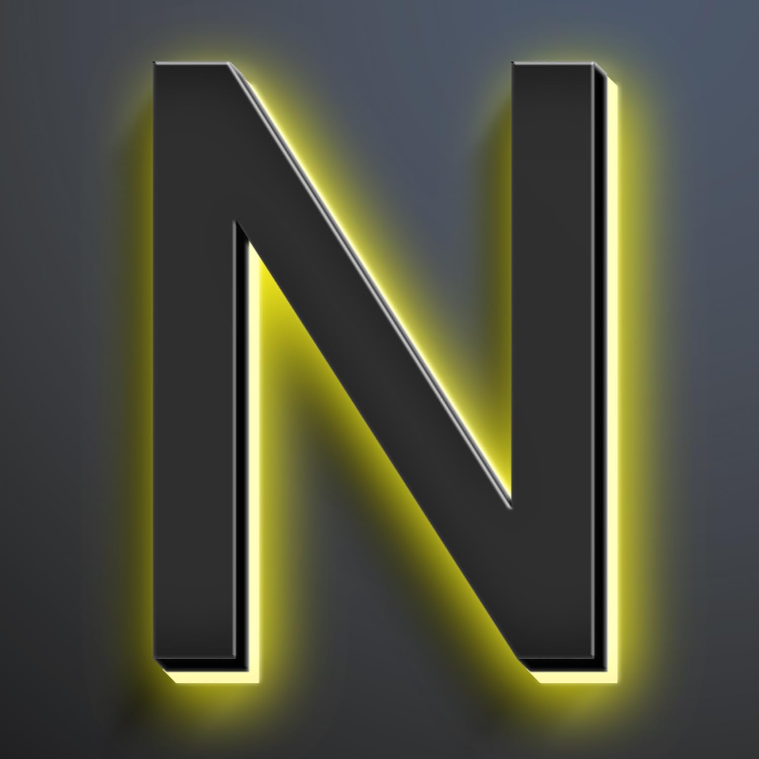 18 Inch Backlit LED Illuminated House Numbers For A Modern Home Look Stylish Light Up Address Signs Create A Striking First Impression Home Address Numbers,N