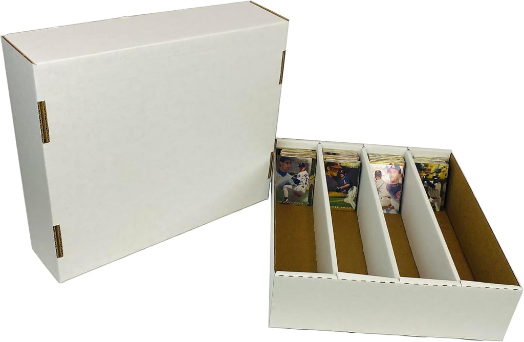 Max Pro 3200 Card Monster Box w/Full Lid | Trading Card Storage Box | Baseball Card Storage Box | Sports Card Storage Boxes, Trading Card Box, Card Storage Box - Made in the USA (25 Pack)
