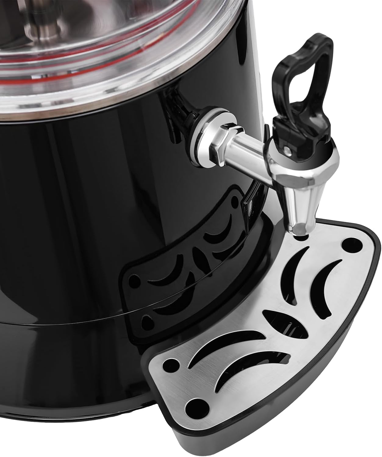 10L/2.64Gal Hot Chocolate Machine Maker,400W Electric Commercial Drinking Hot Chocolate Dispenser with Lock Latch,86-194℉ Tabletop Beverage Warmer for Heating & Mixing Chocolates Coffee Milktea