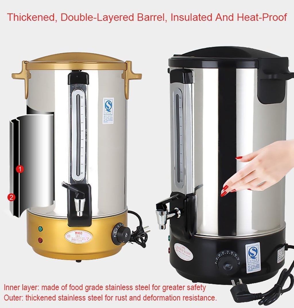 Hot Water Boiler Dispenser-Multifunctional Double Insulation Fast Heating Electric Catering Urn Bucket With Faucet For Home Commercial Office Use With Keep Warm (Size : 50L)