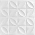 À LA MAISON CEILINGS R103 Perceptions Foam Glue-Up Ceiling Tile (128 Sq. Ft./Case), Pack of 48, Plain White