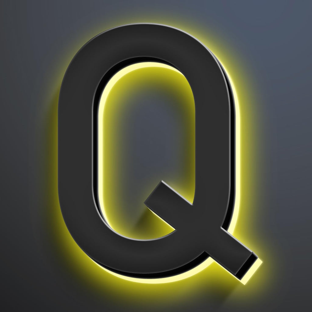 18 Inch Backlit LED Illuminated House Numbers For A Modern Home Look Stylish Light Up Address Signs Create A Striking First Impression Home Address Numbers,Q