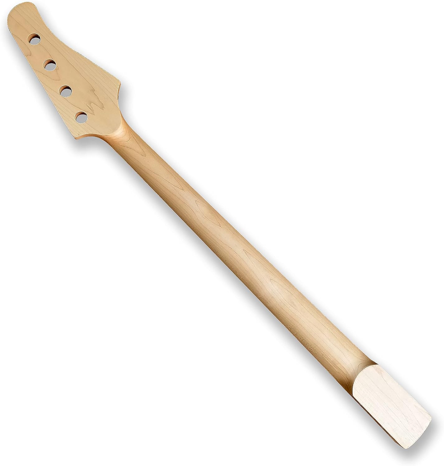 DIY Left-handed Bass Guitar Unfinished Electric Guitar Kit Okoume Body