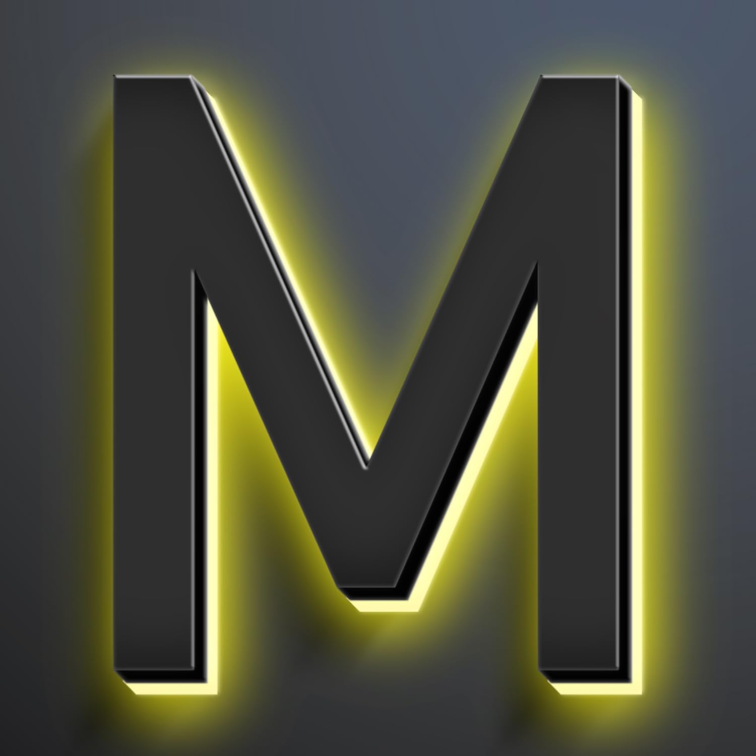 18 Inch Backlit LED Illuminated House Numbers For A Modern Home Look Stylish Light Up Address Signs Create A Striking First Impression Home Address Numbers,M
