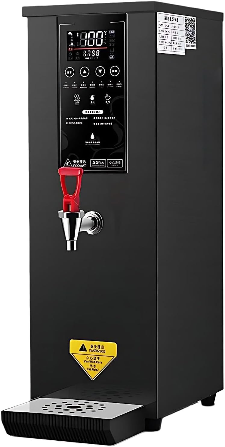 Autofill Stainless Steel Tea,Commercial Hot Water Dispenser,Water Output: 60l/H,Energy-Saving And Heat-Insulating,Automatic Temperature Control,Fast Heating black