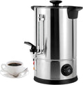Large Coffee Dispenser, Automatic Hot Water Dispenser, Tea Dispenser, Commercial Grade Stainless Steel Coffee Urn, for Home, Party, (10L)