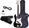45' Full Size 4 String Electric Bass Guitar with Strap Guitar Bag Amp Cord for Beginner Kit