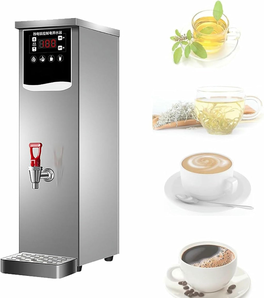 Instant Water Boiler Lectric Kettles,Commercial Hot Water Boiler,Fast Boiling Water,Autofill Stainless Steel Tea,for Staff Canteens,Offices (30L)