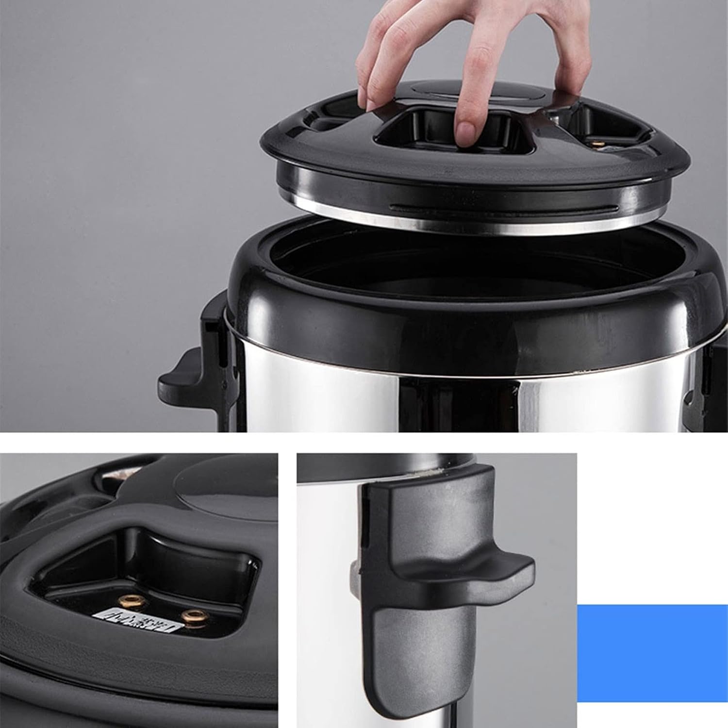 Electric Kettles Commercial Coffee Urn Hot Water Pot, Water/Beverage for Keep Hot/Cold, Water Boiler and Beverage Warmer for Buffet, Adjustable Temperature