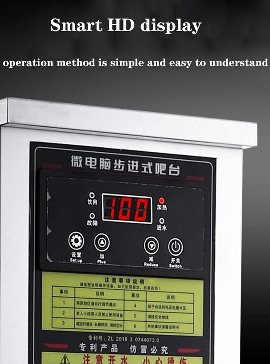 Water Warmer,Commercial Hot Drink Dispenser,Coffee Urns,2500W high Power,Water Output: 50L/H,Double Stainless Steel,Suitable for School, Milk Tea Shop, Restaurant, Party
