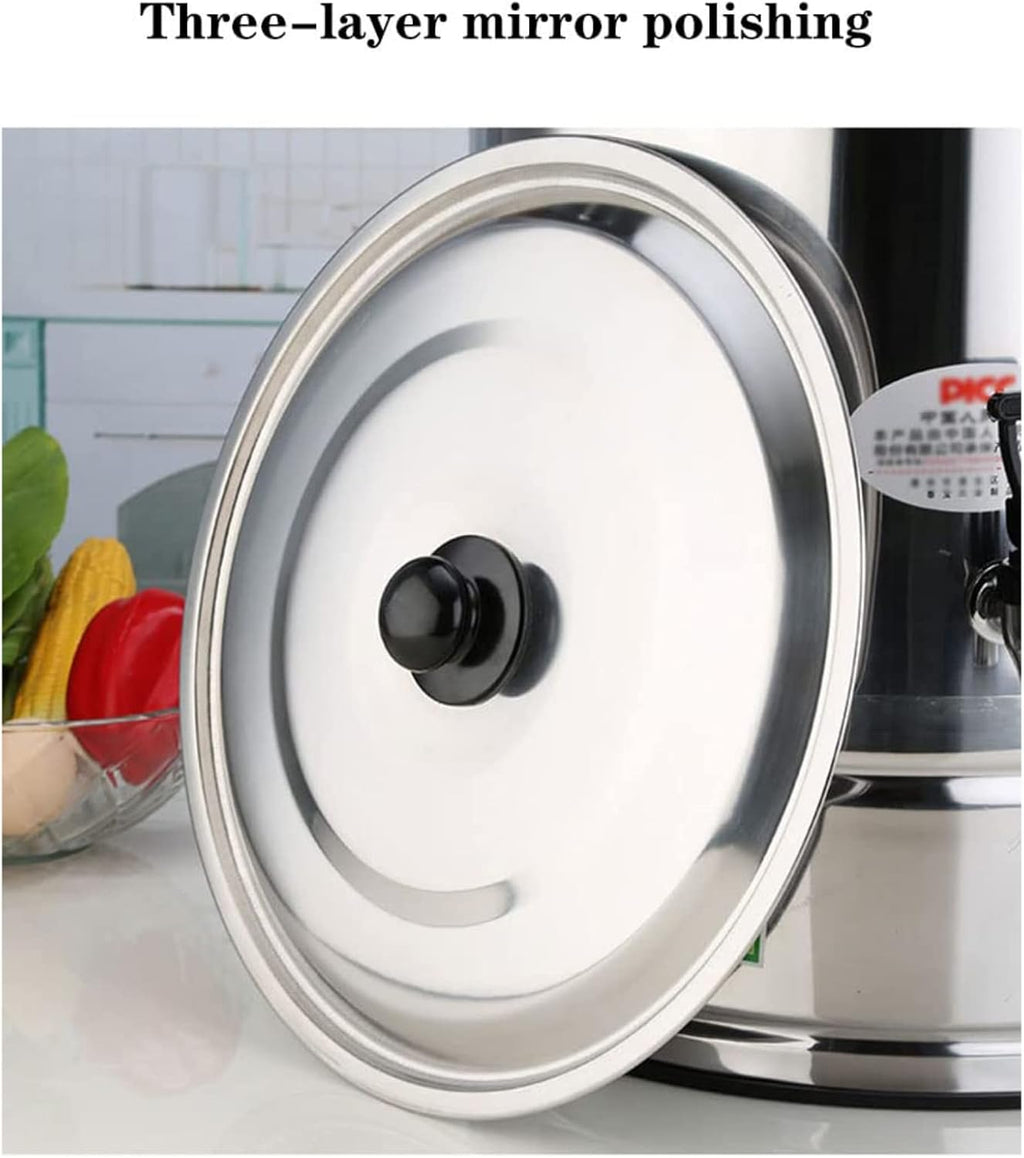 Catering Hot Water Boiler - 20 Litre Commercial Stainless Steel Urn with High Heat Transfer Efficiency and Dry Burning Prevention