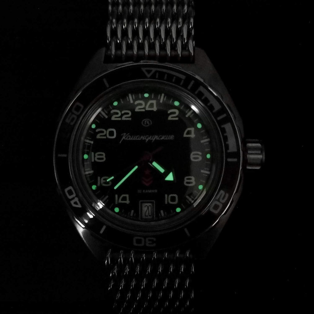 Vostok | Komandirskie 650541 GMT Automatic Mechanical Self-Winding Diver Wrist Watch