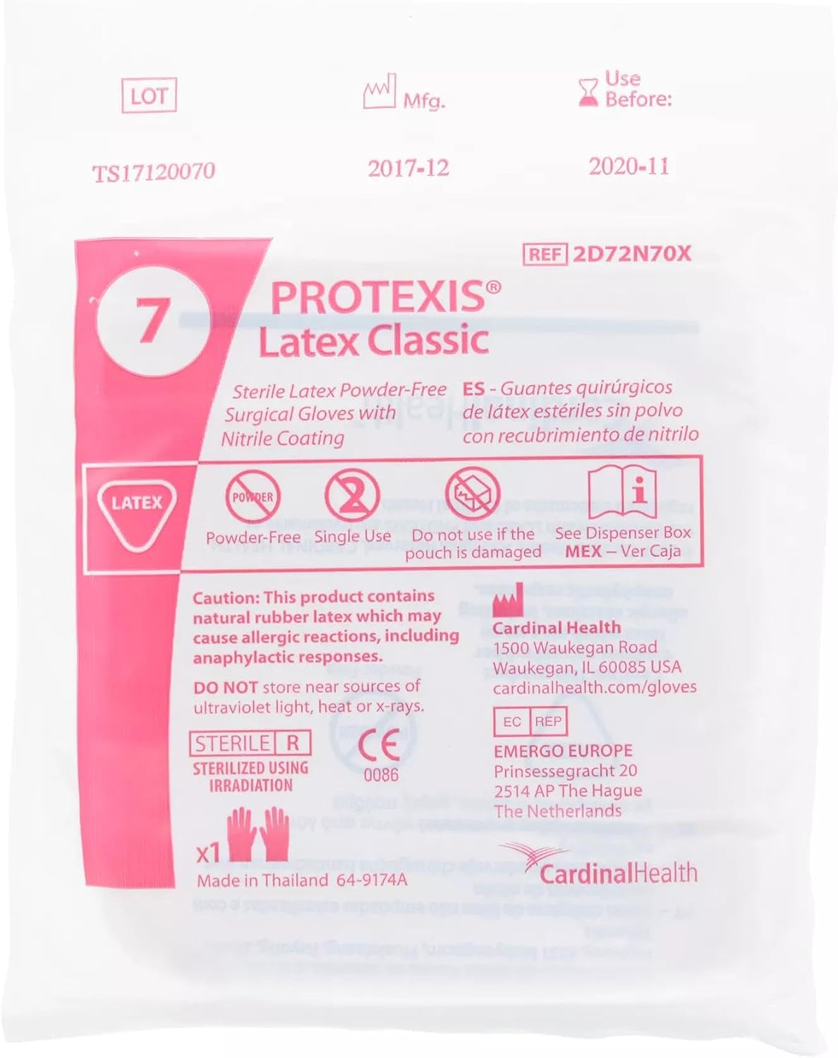 Cardinal Health™ Protexis® Latex Classic Surgical Gloves with Nitrile Coating