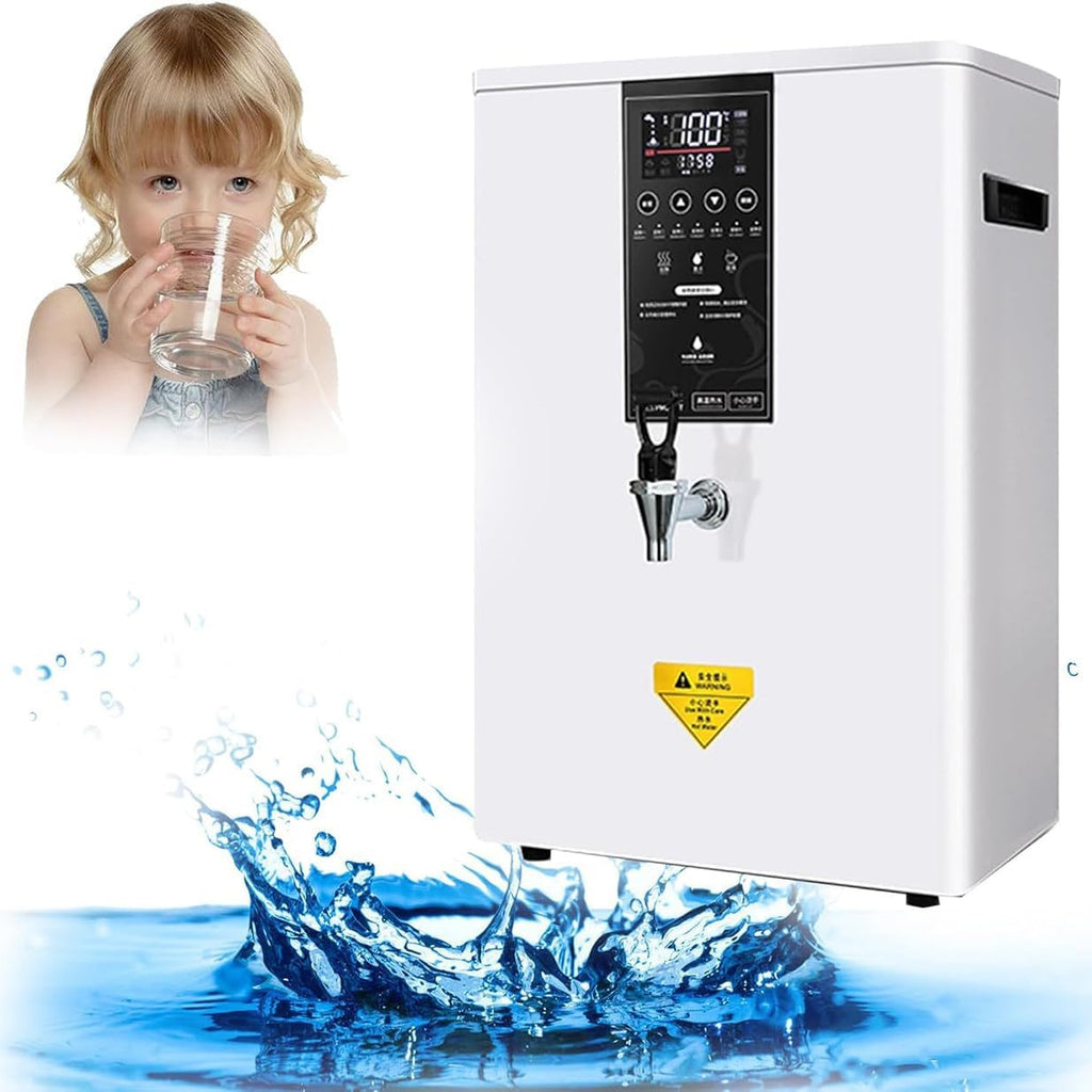 Wall Mounted Instant Boiling Water Dispenser, Drinking Hot Water Boiler, Wall Kettle with LCD Touch Screen, Electric Water Dispenser Fast Boiling Water for Coffee Home Office,80L