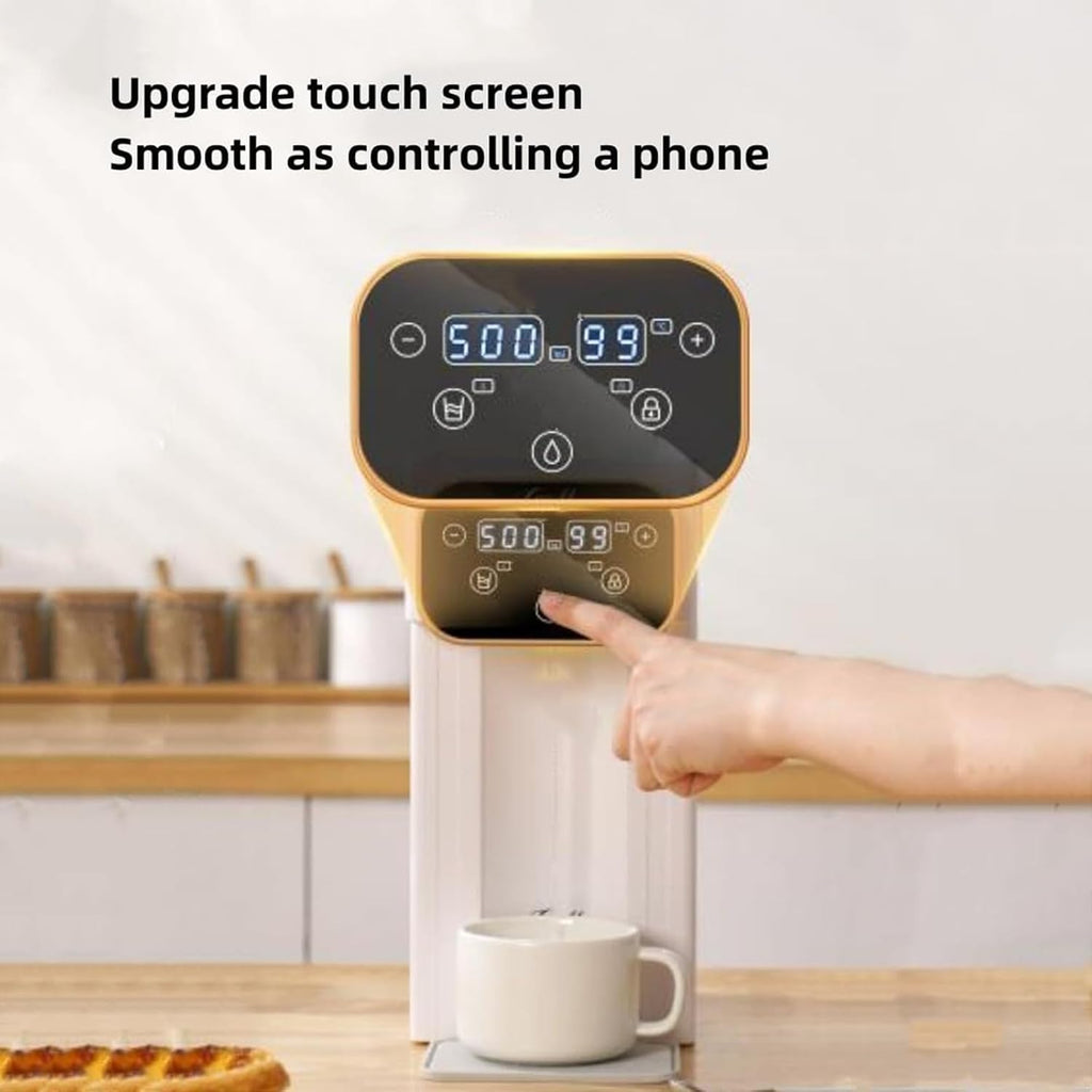 3L Instant Hot Water Dispenser,Hot Cup Hot Water Dispenser,Household Small 3-Second Instant Hot Water Kettle,with Carry Handle Ideal for Hot and Cold Drinks (Green 3L)