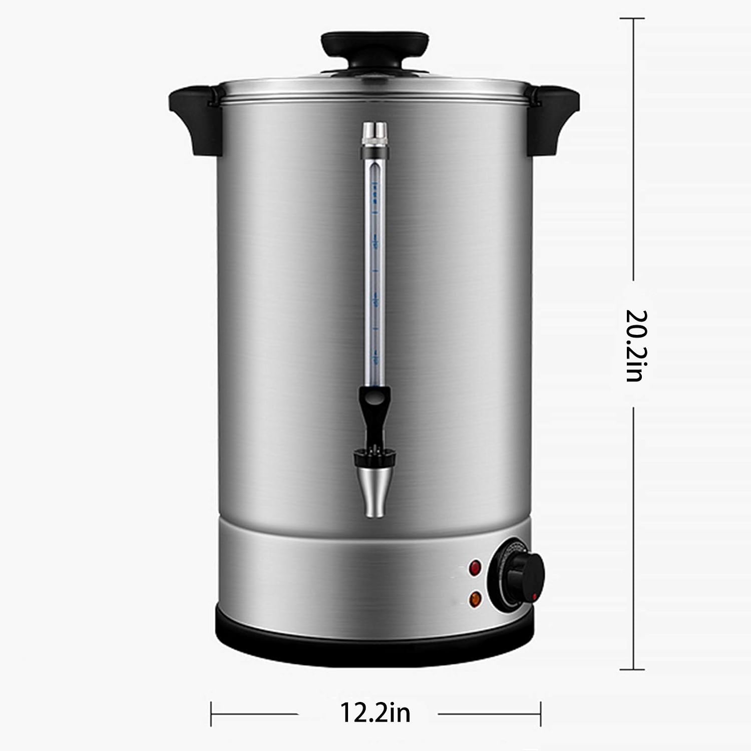Stainless Steel Catering Boiler, 8L Coffee Hot Water Dispenser, Beverage Commercial Water Dispenser Milk Tea Insulation for Beverage Store Party