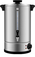 Stainless Steel Catering Boiler, 8L Coffee Hot Water Dispenser, Beverage Commercial Water Dispenser Milk Tea Insulation for Beverage Store Party