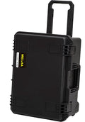 MEIJIA Portable All Weather Waterproof Rolling Hard Case,Camera Case with Customizable Fit Foam,Lightweight design with pull handle and wheels,21.2'x16'x10.51',Black