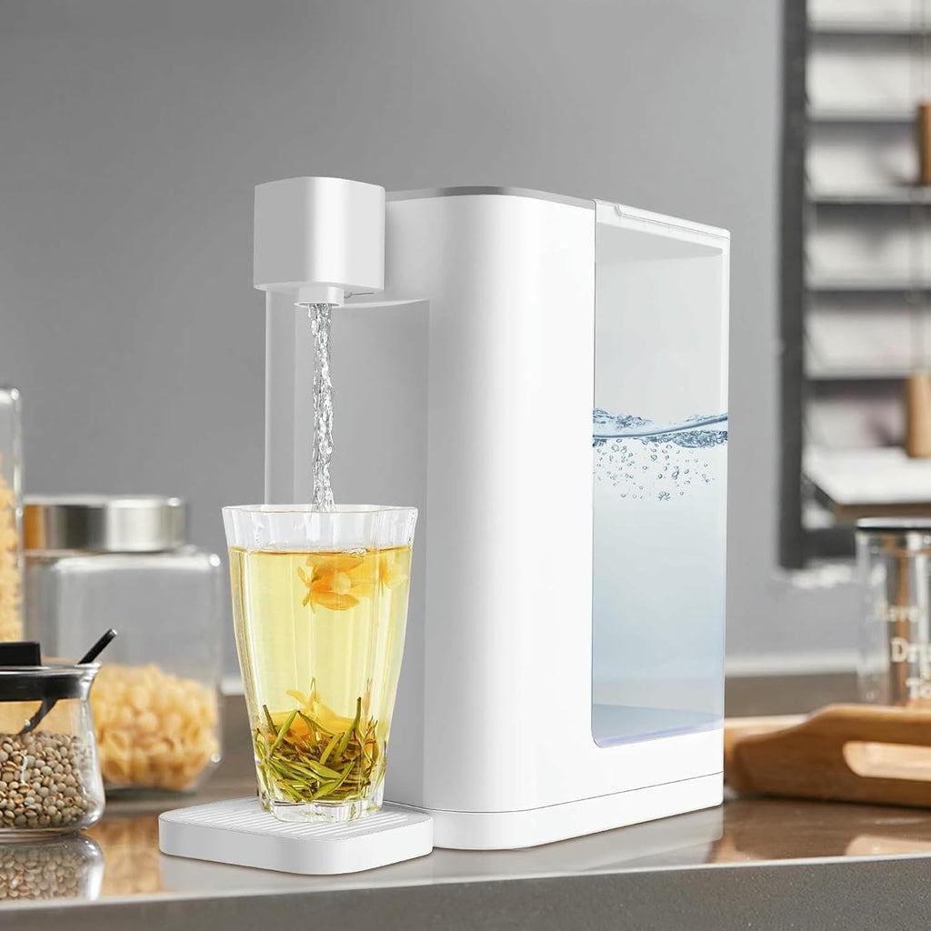 3L Instant Hot Water Dispenser, 2100W Hot Water Dispenser, Water Boiler with 5 Temperature Presets, 3s Fast Boil, with Digital Touch screen, Kettle for Home Office