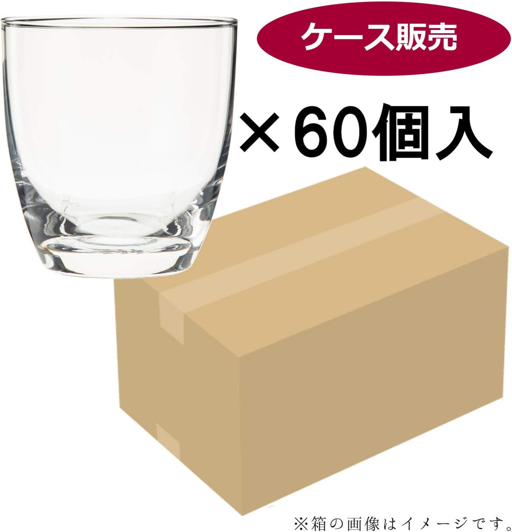 東洋佐々木ガラス Toyo Sasaki Glass Tumbler, Water Variation, 11.8 fl oz (325 ml), Made in Japan, Set of 60 (Sold by Case), Dishwasher Safe T-24107HS