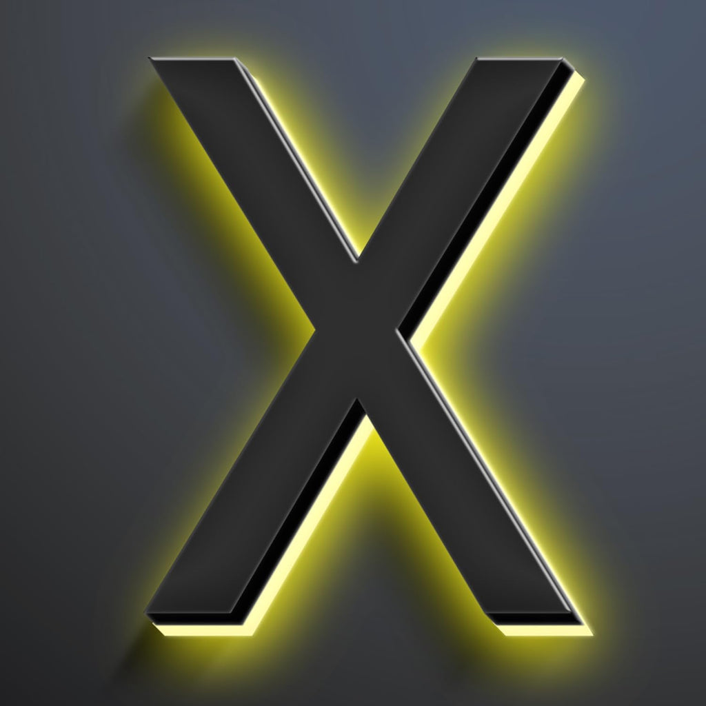 18 Inch Backlit LED Illuminated House Numbers For A Modern Home Look Stylish Light Up Address Signs Create A Striking First Impression Home Address Numbers,X