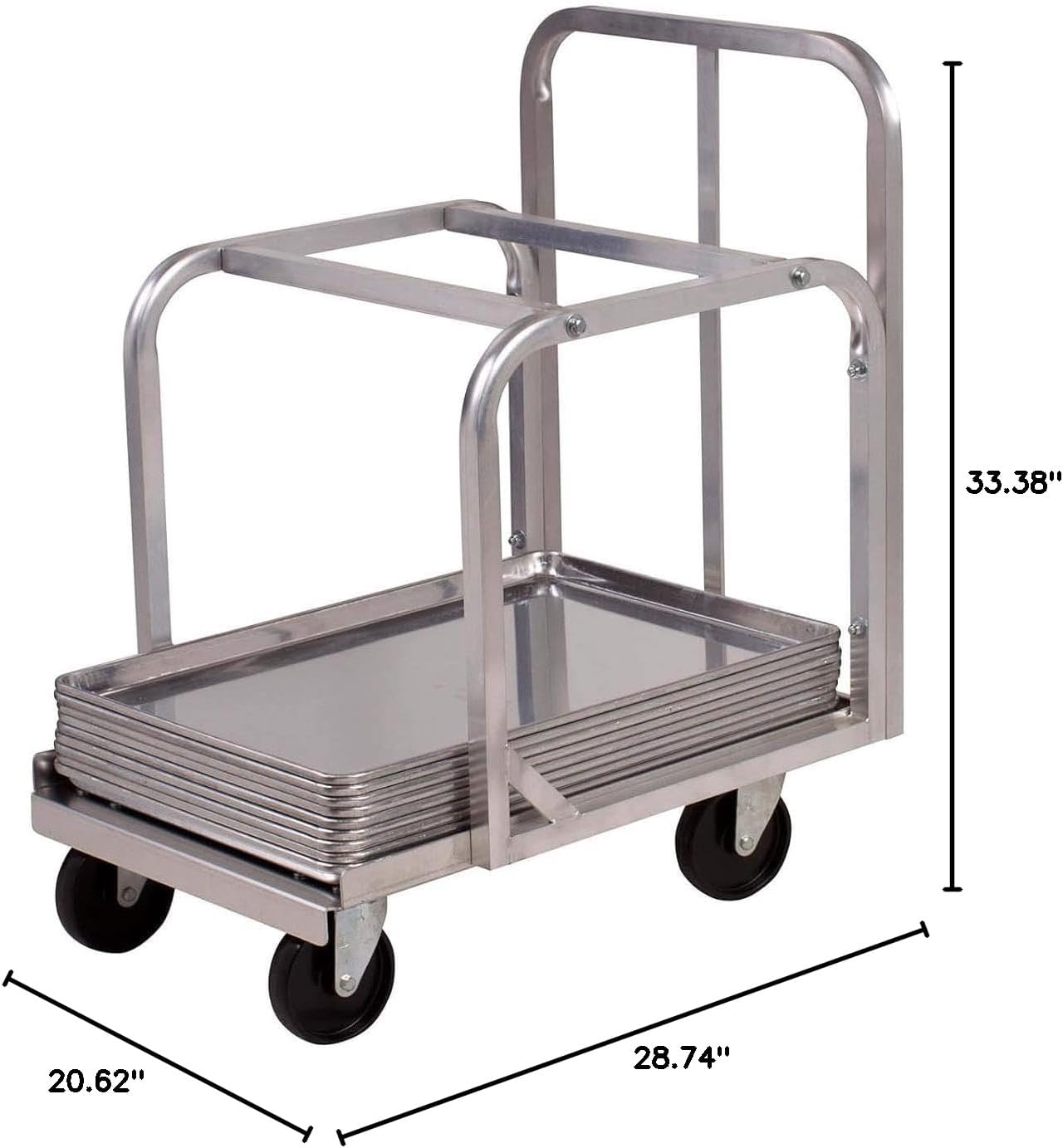 Winco ALRK-3 Commercial Sheet Pan Truck/Dolly, 108 Pan Capacity