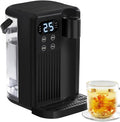 Electric Instant Hot Water Dispenser, 2000W Boiling Kettle with 3L Water Tank, 12 Gear Water Temperature and 8 Gear Water Volume Control, 3 Seconds Quick Heating Black,Black