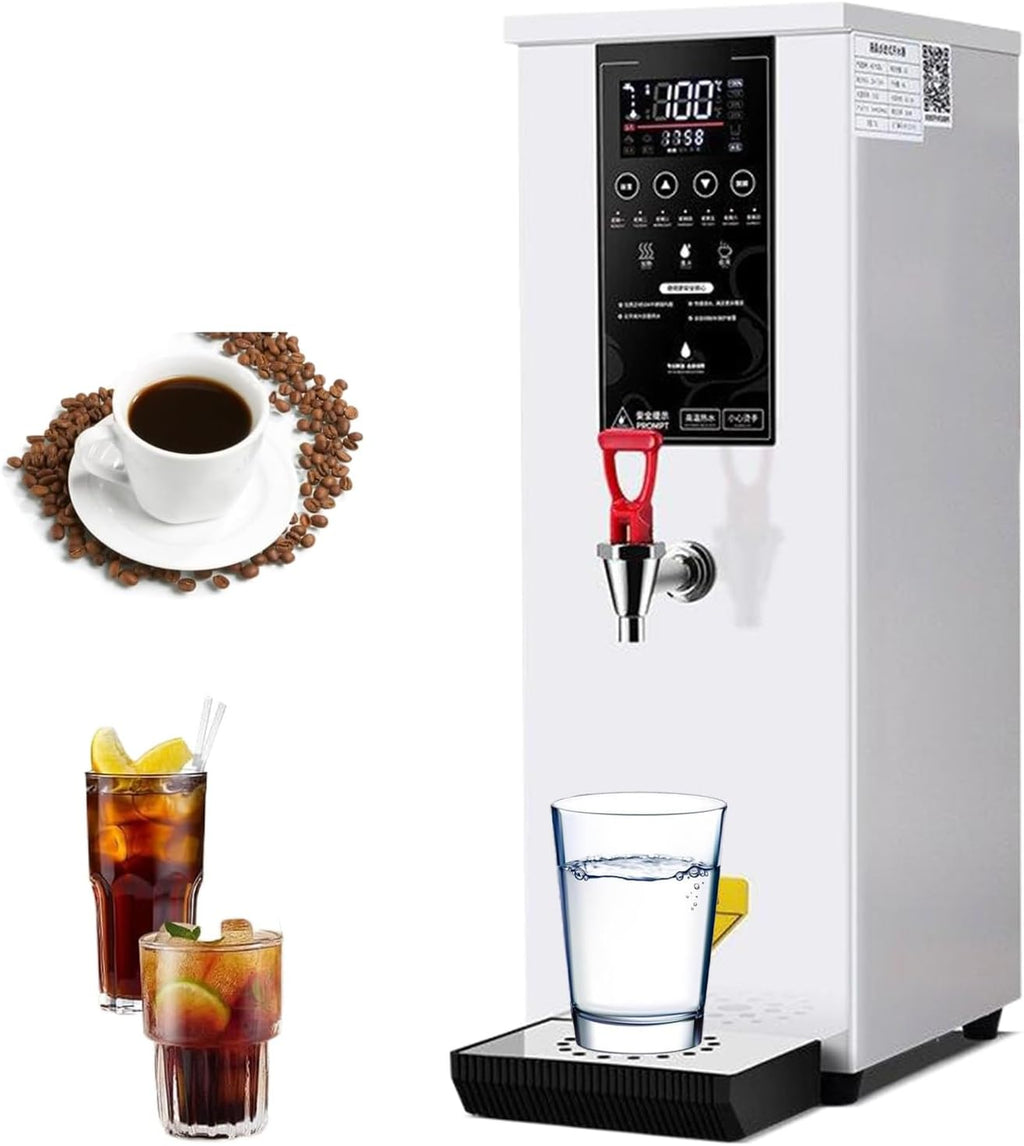 Hot Water Dispensers 25L for Home, 3000W Commercial Water Boiler and Warmer with LCD Touch Screen, Electric Water Heater,White