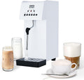 Milk Frother,2500W Electric, Electric Cappuccino Machine and Milk Warmer, Steam Boiling Hot Water Dispenser - for Latte, Cappuccinos, Macchiato, Hot Chocolate Milk,