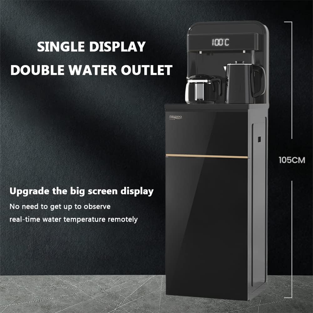 Fully Automatic Smart Water Dispenser, Large Screen Display Floor-Standing Bottled Water, Suitable for Home Office Coffee Tea Bar Dormitory