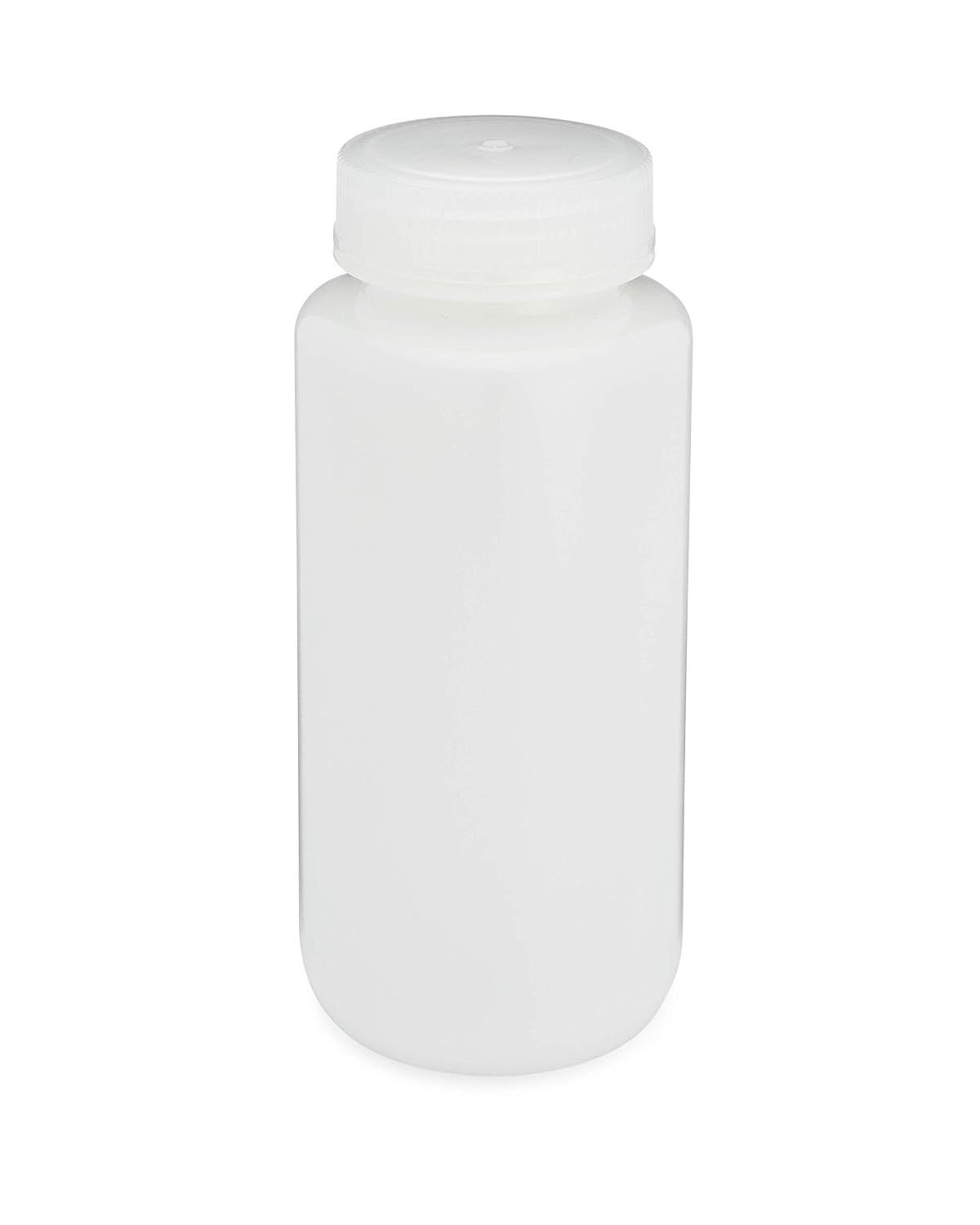 1155L48 Bottle, Wide Mouth Round, HDPE with PP Closure, 500mL, 12/Pack, 48/Case