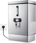 Commercial Water Boiler, 30L Hot Water Boiler & Dispenser, Dual Filtration Automatic Water Replenishment, Energy Efficient, Stainless Steel, for Cafe, Office, Home