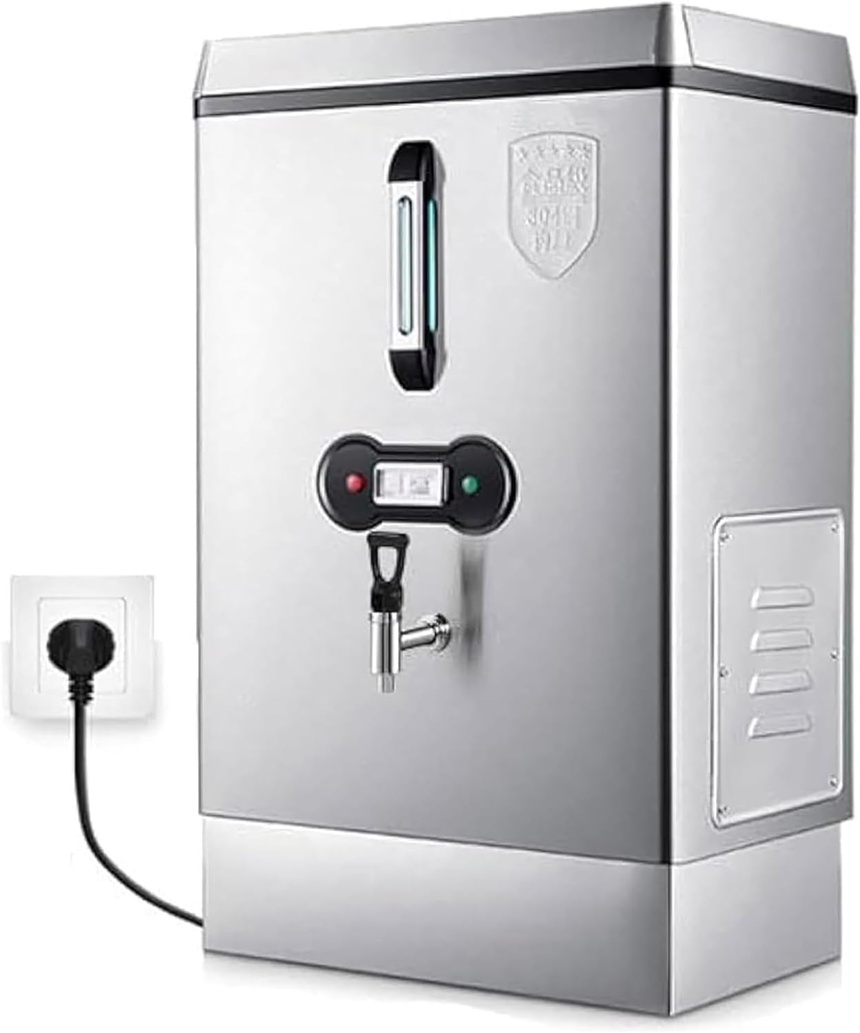 Commercial Water Boiler, 30L Hot Water Boiler & Dispenser, Dual Filtration Automatic Water Replenishment, Energy Efficient, Stainless Steel, for Cafe, Office, Home