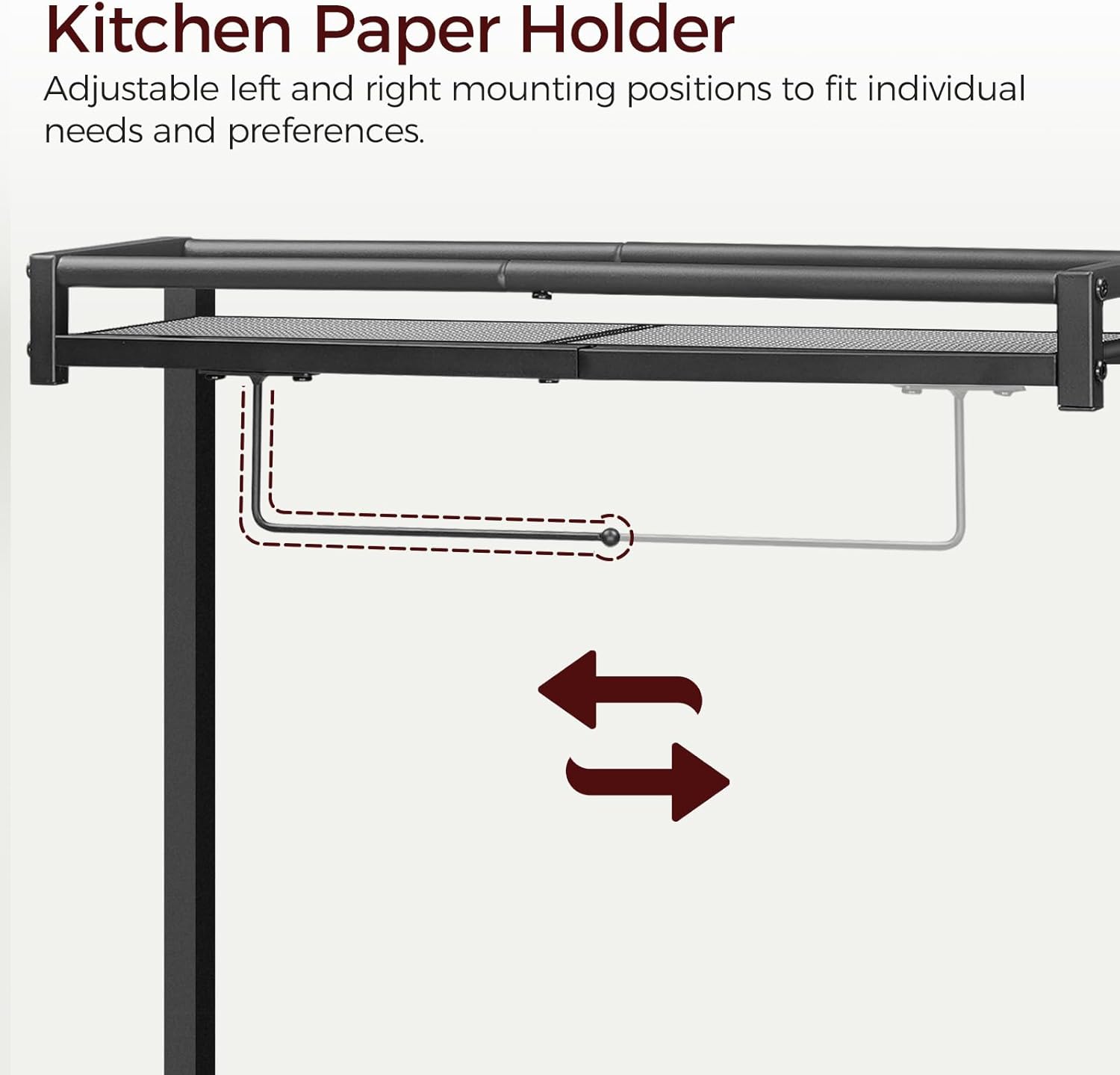 MAHANCRIS Bakers Rack with Drawer and Bakers Rack with Power Outlet Bundle, Microwave Stand, BRHR48E01-BRBK36E01