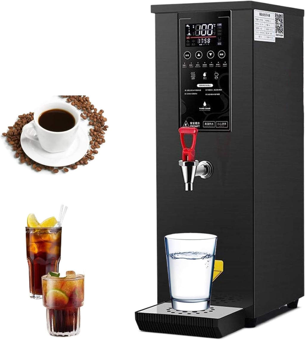 Hot Water Dispensers 25L for Home, 3000W Commercial Water Boiler and Warmer with LCD Touch Screen, Electric Water Heater,Black