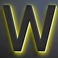 18 Inch Backlit LED Illuminated House Numbers For A Modern Home Look Stylish Light Up Address Signs Create A Striking First Impression Home Address Numbers,W