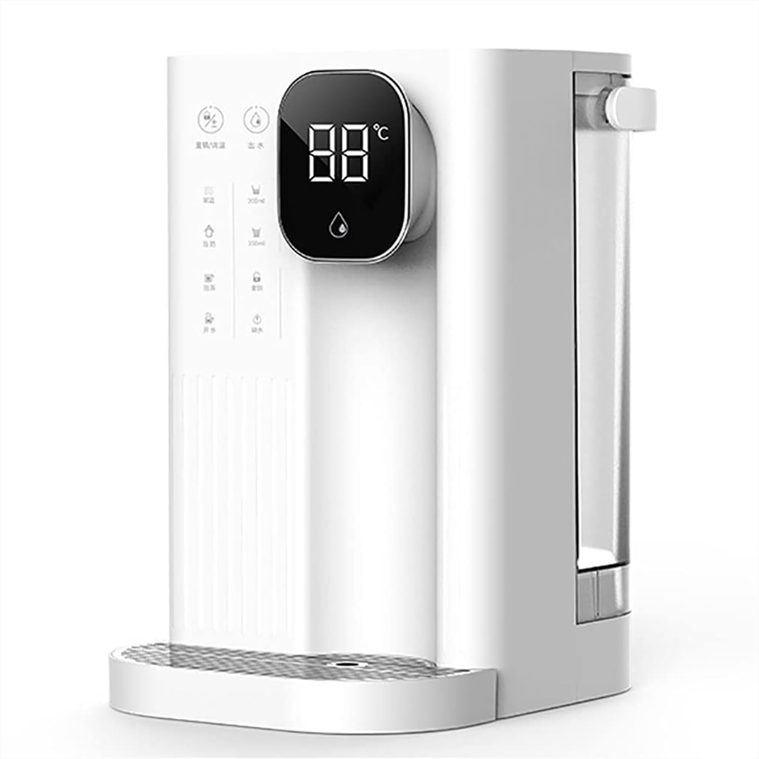 Instant Hot Water Dispenser, Hot Water Machine, Tea Coffee 2.8L Water Tank, 4-Step Temperature Control, Safety Child Lock, Overheat Protection,Water Levels 200ML/350ML