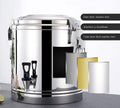 Drink Dispenser Hot Water Dispenser Insulated for Tea Ice Bucket Beverage Warmers Stainless Steel Urn for Coffee Water Milk Tea Sweet Wine Soup for Parties