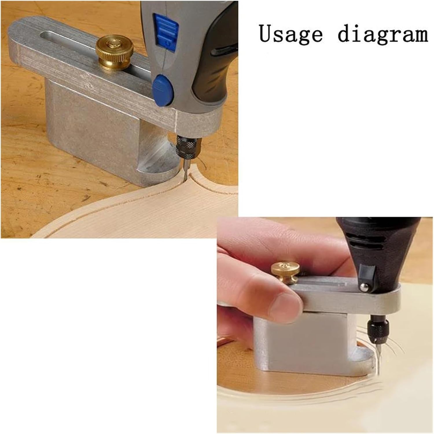 Guitar Making Tools And Accessories Contour Inlay Base Opening Electric Grinding Machine Auxiliary Support Mold A Tool For DIY Guitar Making