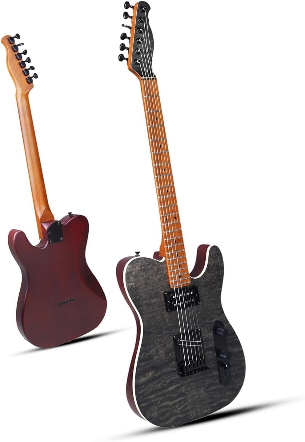 Professional Musical Instrument Set 39 Inch Solid Solid Electric Guitar For Adult Beginners Professional Electric Guitar(7)